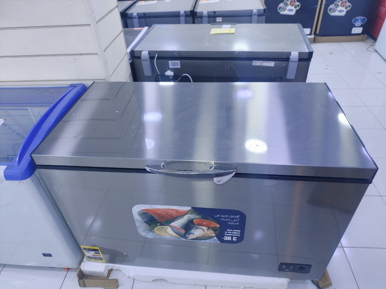 كود 9090
ديب فريزر ستار فيجن أفقي فرز تاني 
🔹 استانلس بالكامل  مزود باب زجاج 
🔹 الموديل: SV 450 XSG
🔹 سعة 400 لتر – 14.1 قدم