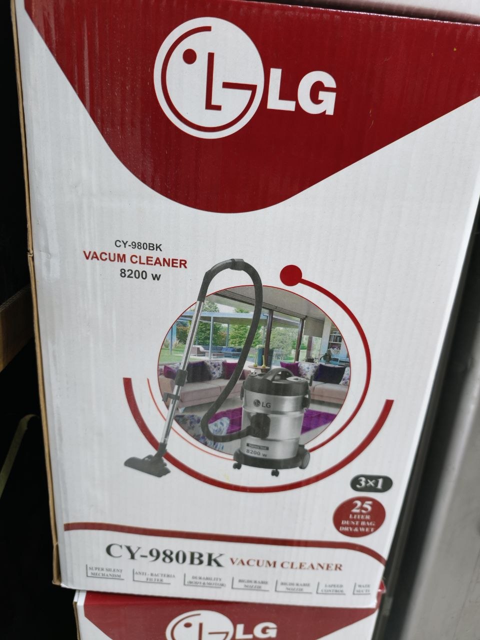 كود

مكنسه LG
هاي كوبي 
 8200 وات

نظام 3 في 1 جاف ورطب ونفخ