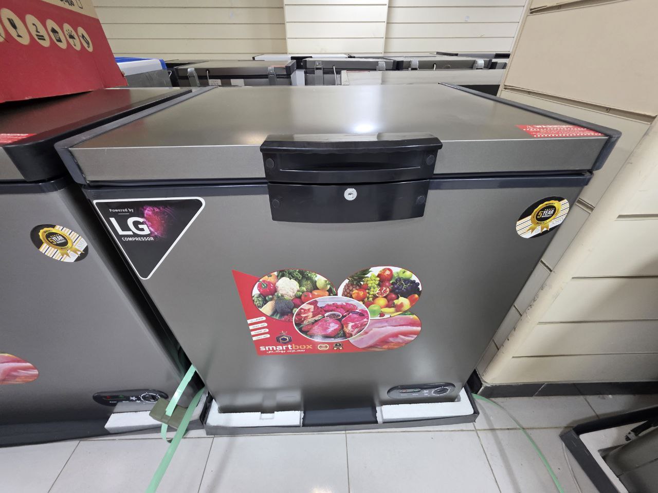 فريزر اسمارت بوكس 250 لتر جديد زيرو بضمان 5 سنين