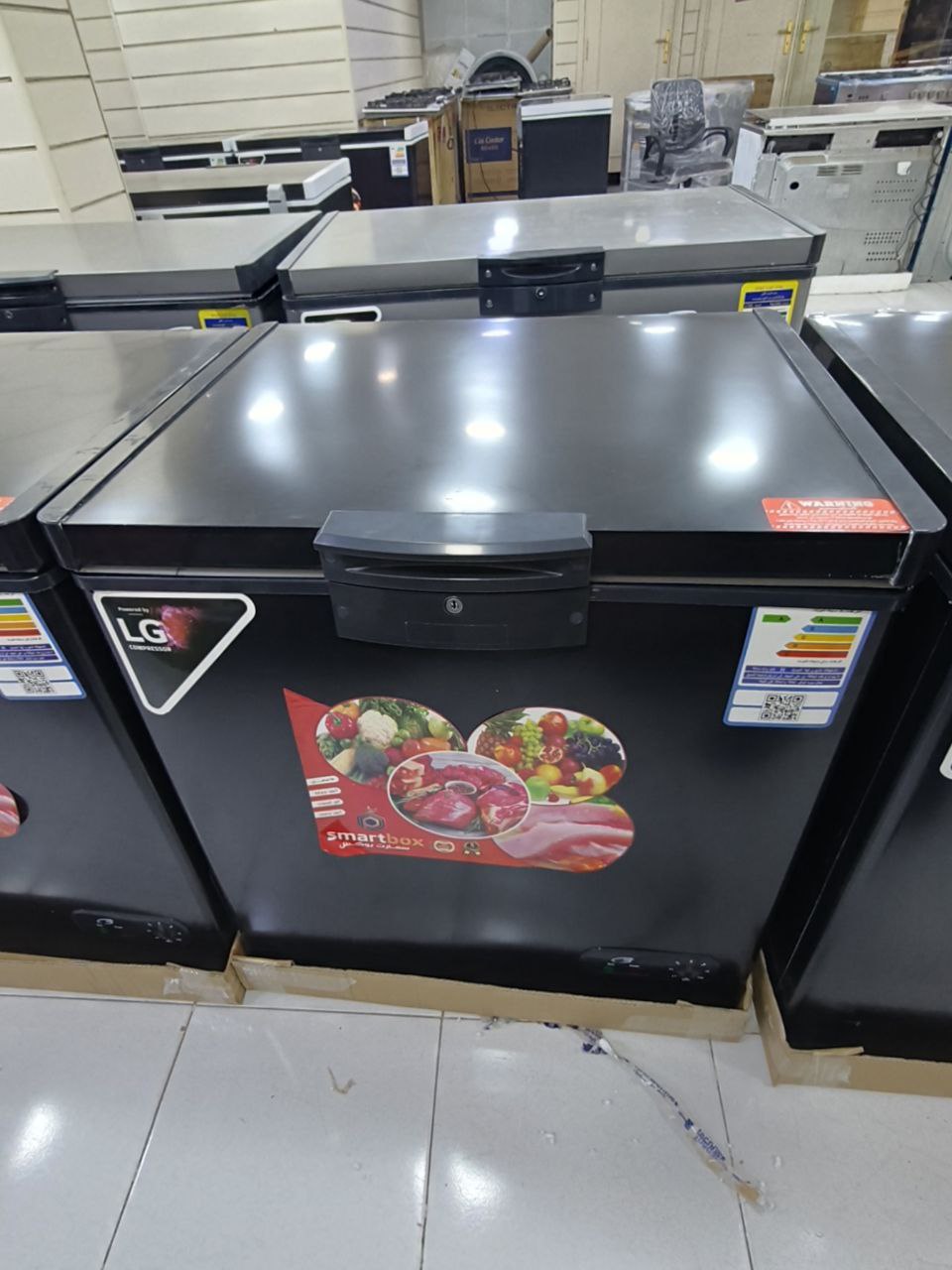 كود 6054
الكميه علي وشك النفاذ
فريزر اسمارت  بوكس

زجاج داخلي 
250لتر
ضمان 5سنين
جسم داخلي ستانلس ستيل عالي