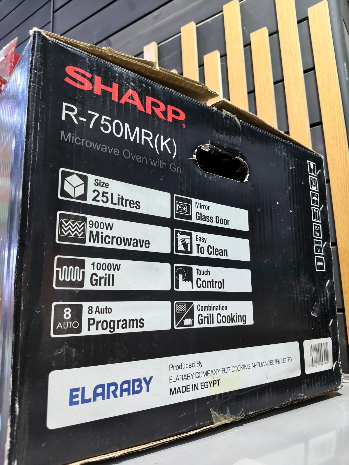 9641

🔥 ميكروويف شارب R-750MR(K) ✨ زيرو – فرز بسبب فقدان الضمان فقط ✅ 25 لتر ✅ 900 وات + شواية