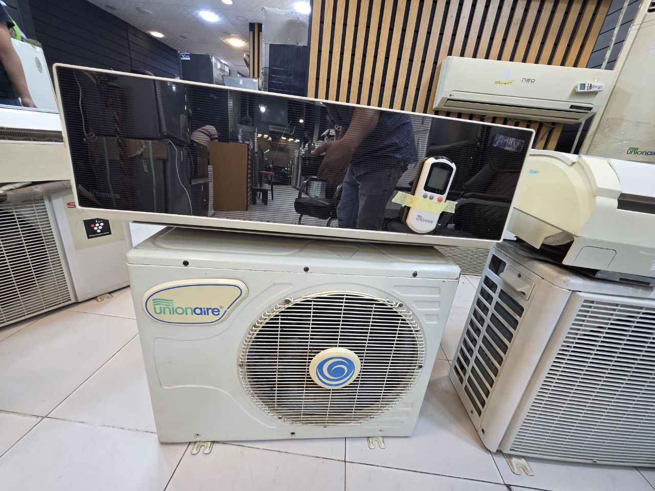 تكييف 1.5 حصان ونص يونيون بارد فقط  اير بحاله جيده ضمان ٦ شهور متاح شحن وتركيب بمصاريف كود5088