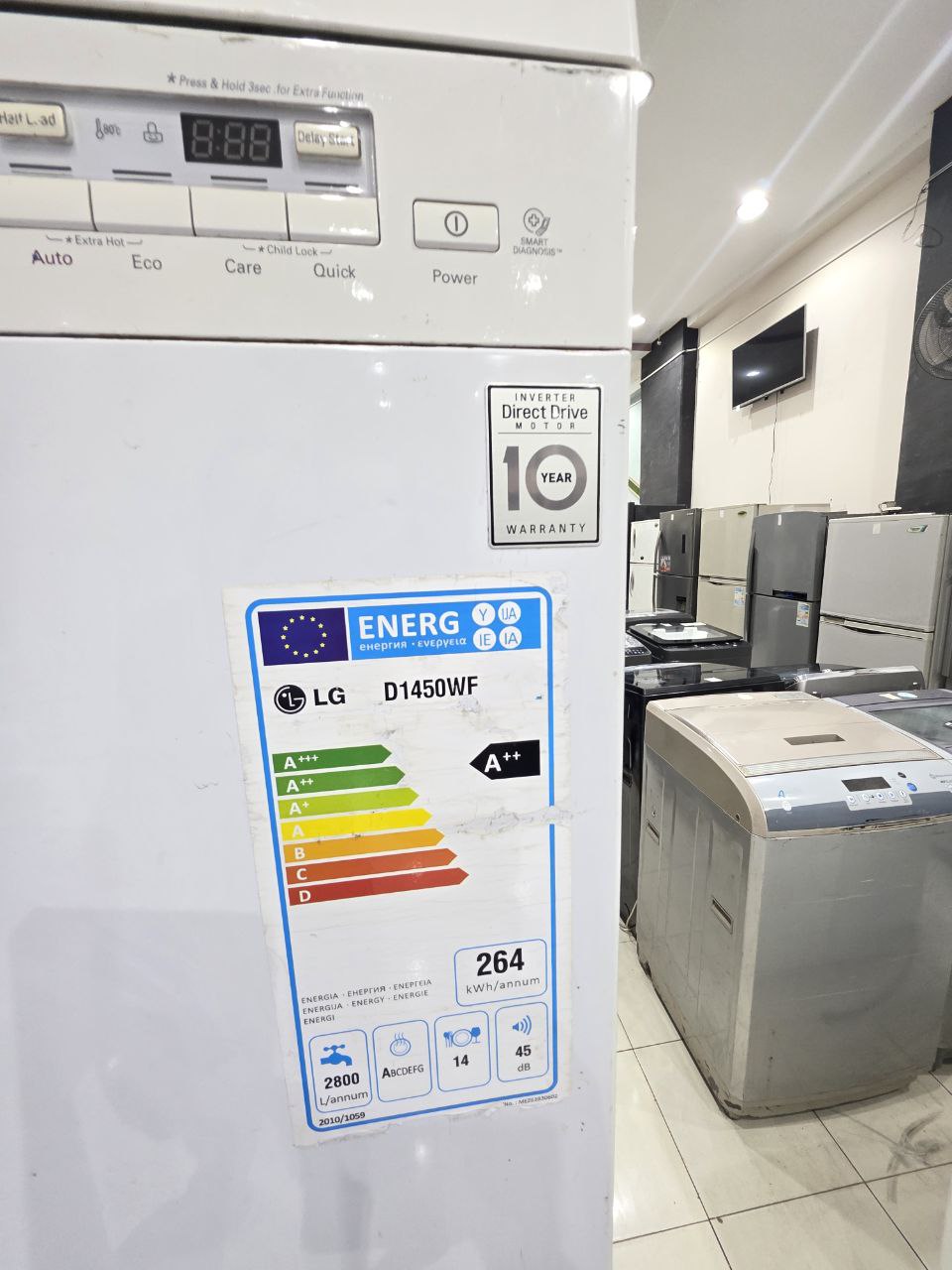 كود 3337
غساله اطباق ال جي
LG
استعمال بدون صيانه

 14 فرد