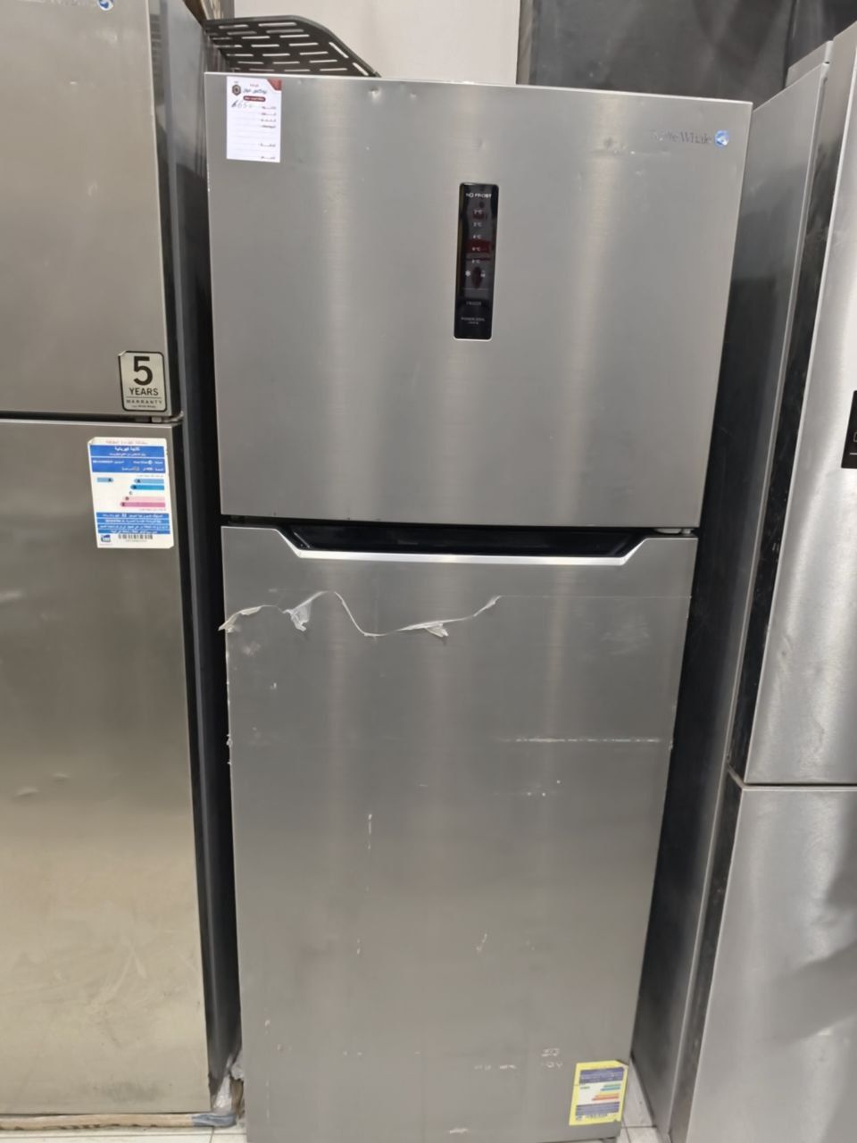 كود، 6650
ثلاجه  فرز 16 قدم جامبو بمعدل ال18

وايت ويل ثلاجة نوفروست 430 لتر استانليس ستيل WR-4385 HSS