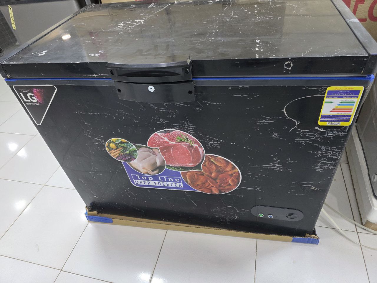 فريزر صندوق توب لاين  350 لتر فرز تاني