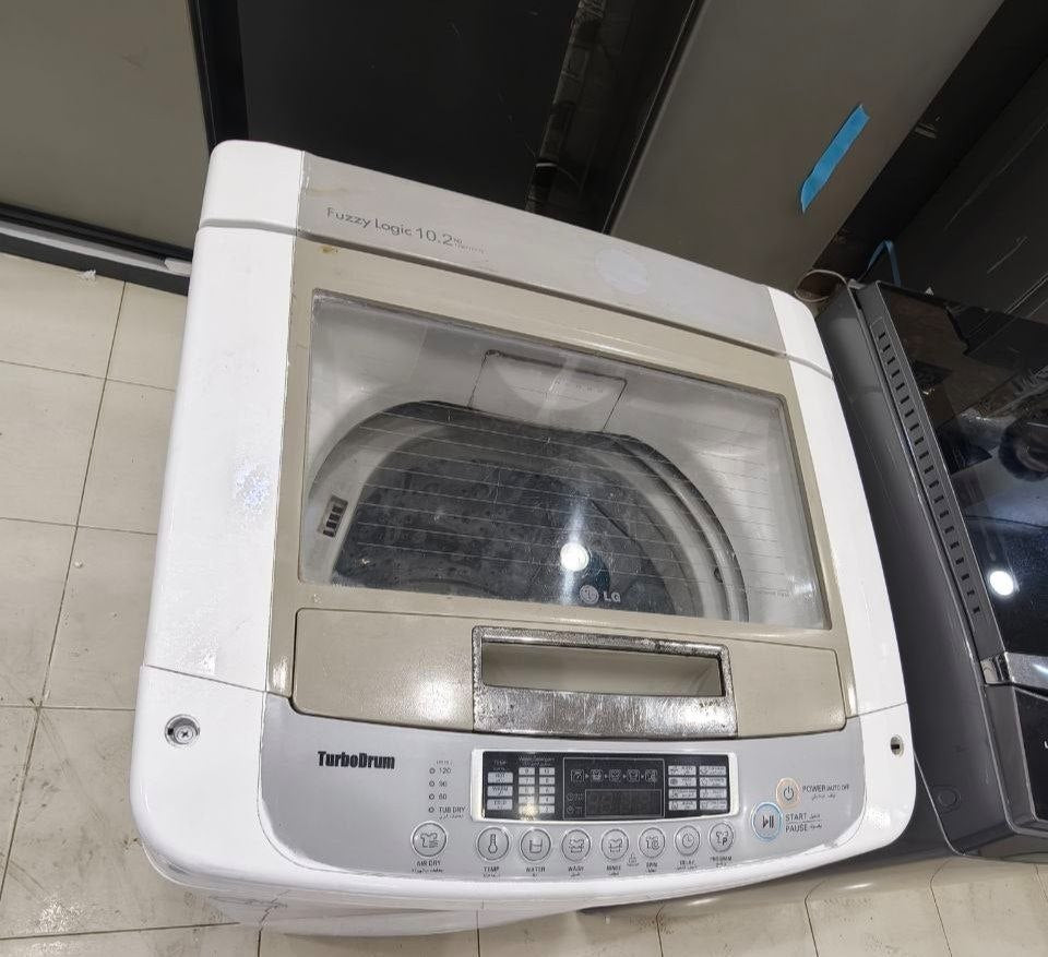 كود 3015
🌀 LG 10 كيلو أوتوماتيك تحميل علوي

✨ استعمال بحالة ممتازة
💪 تقنية TurboDrum لغسيل أقوى وإزالة أفضل للبقع