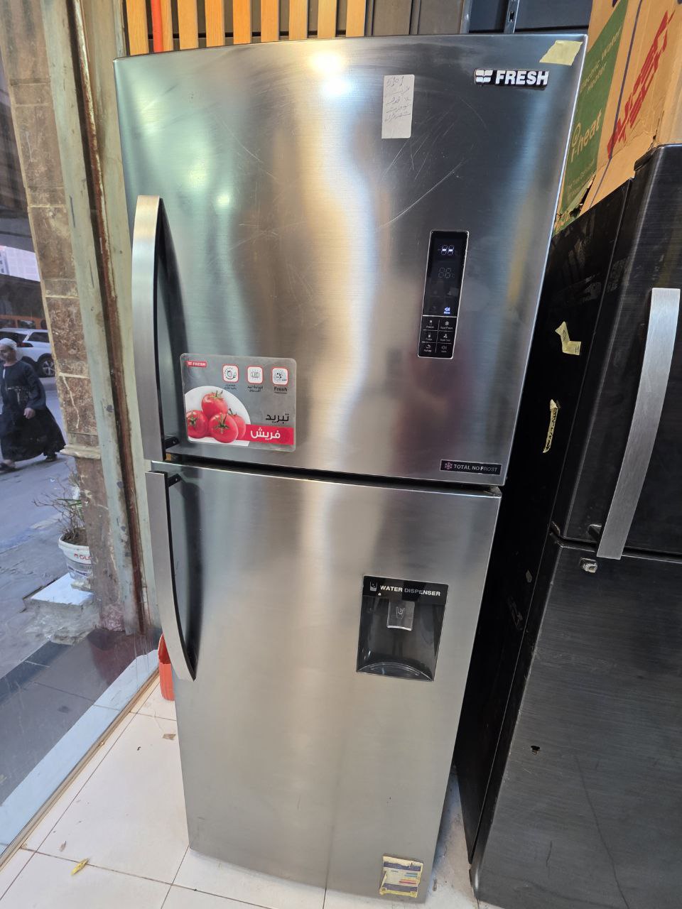 ثلاجه فريش 14 قدم نوفروست استعمال خفيف جدا حاله ممتازه كود 5101
