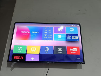 شاشه Lg وارد الخارج 
55 بوصه اسمارت 4K
برسيفر داخلي