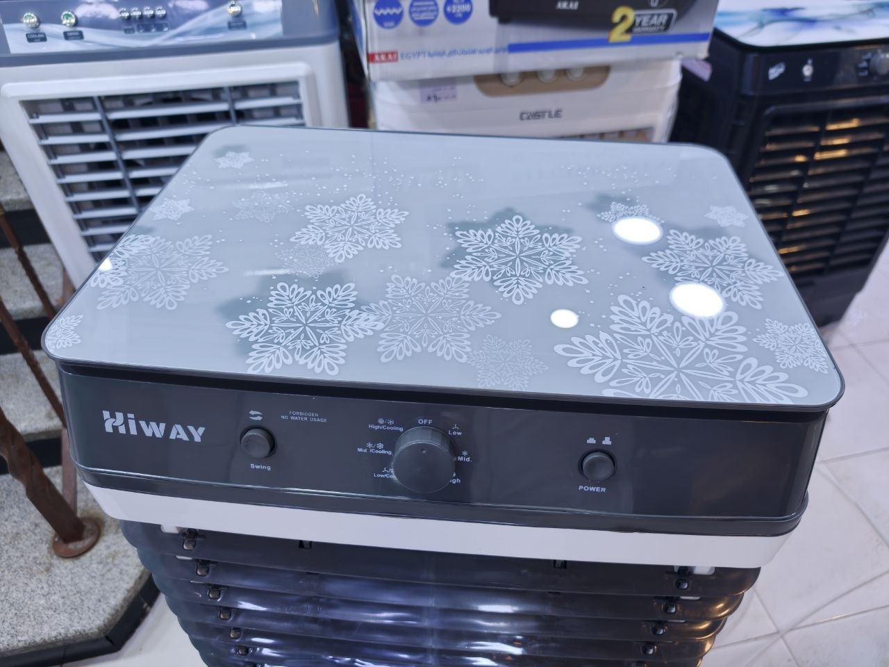 كود 8370
❄️ مبرد هواء Hiway 70 لتر 🆕 جديد 🛡️ ضمان سنتين