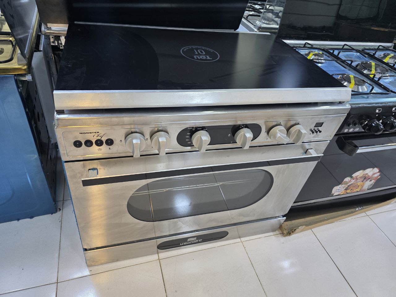 يونيون اير بوتجاز 5 شعلة غاز 60 * 90 سم استانلس ستيل C69SS-GC-383-ICS2F-OS2-2W-AL
كسر زيرو استعمال ايام ضمان 5سنين