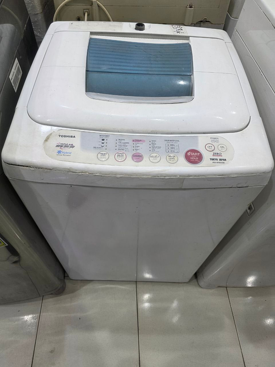 كود 3272
غساله توشيبا  فوق اتومتك 
ضمان 3 شهور