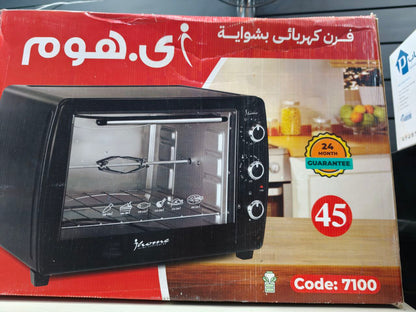 كود 5844                                              فرن كهربائي اي هوم                                   25لتر