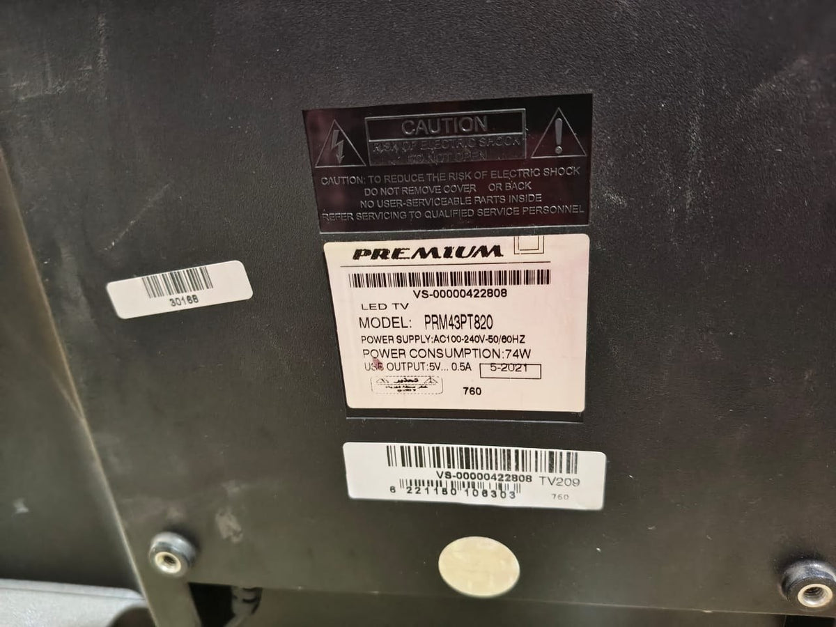 كود 9501
🔥 شاشة فرز٤٣ فريم ليس يونيون برسيفر داخلي 
 Unionaire 
43 بوصة Smart